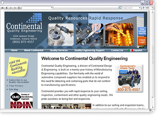 Continental Quality Engineering